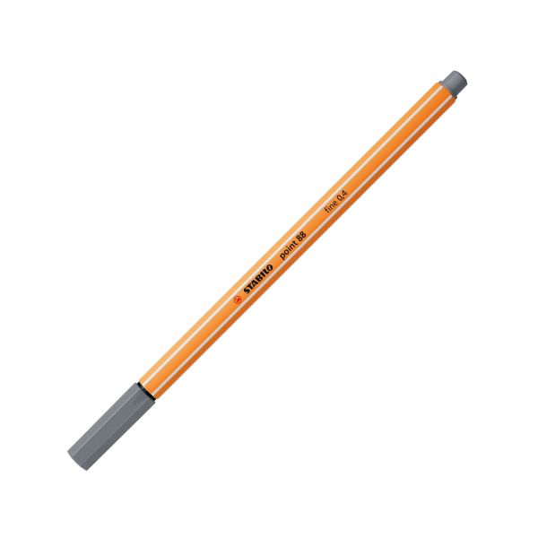 Stabilo Caneta Fineliner Point 88 0.4mm Cinzento Escuro 1 Un.
