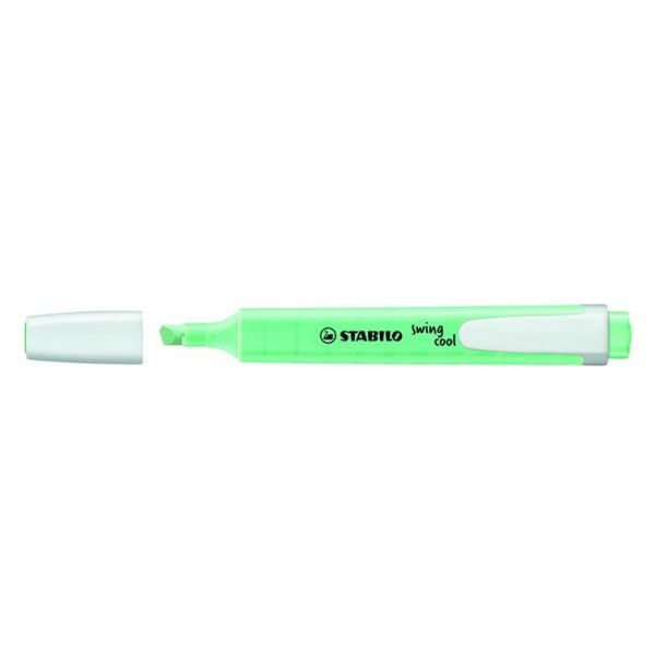 Stabilo Marcador Swing Cool Verde Pastel (1 Unidade)