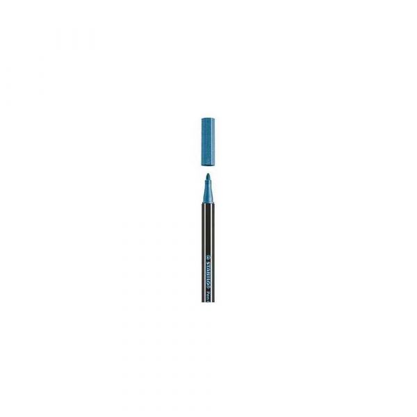 Stabilo Caneta de Feltro Pen 68 Metallic Azul 1 Unidade