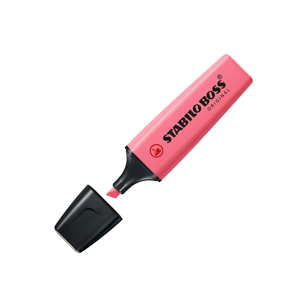 Marcador Fluorescente Rosa Cereja Pastel 70/150 Stabilo 10un 1331050 - 1331050