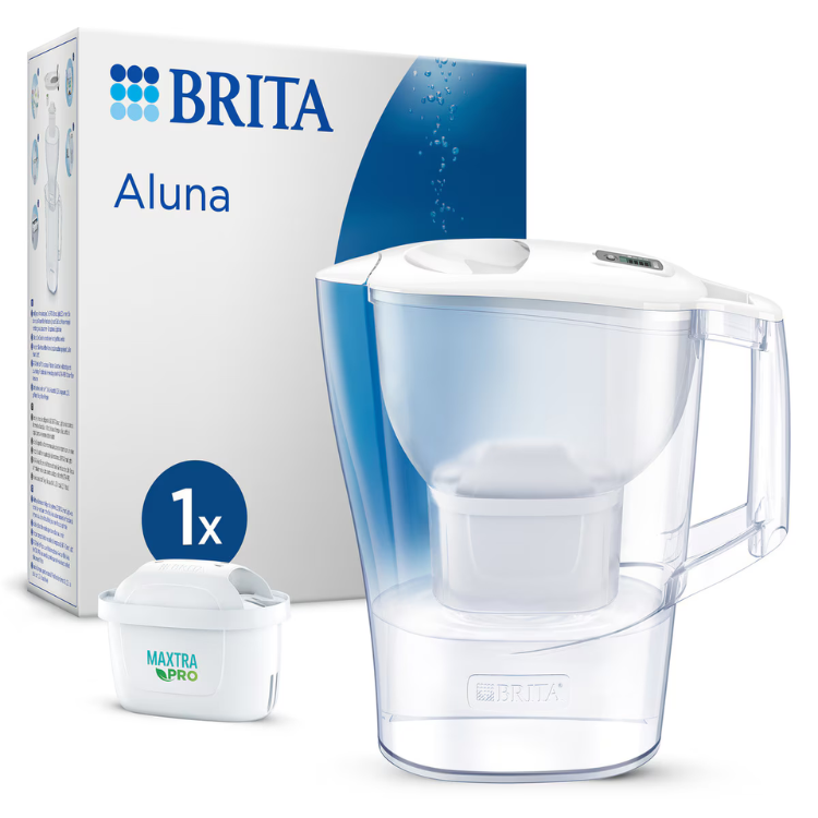 Jarro de Água Brita Aluna 2.4L c/ Filtro + Filtro Maxtra Pro