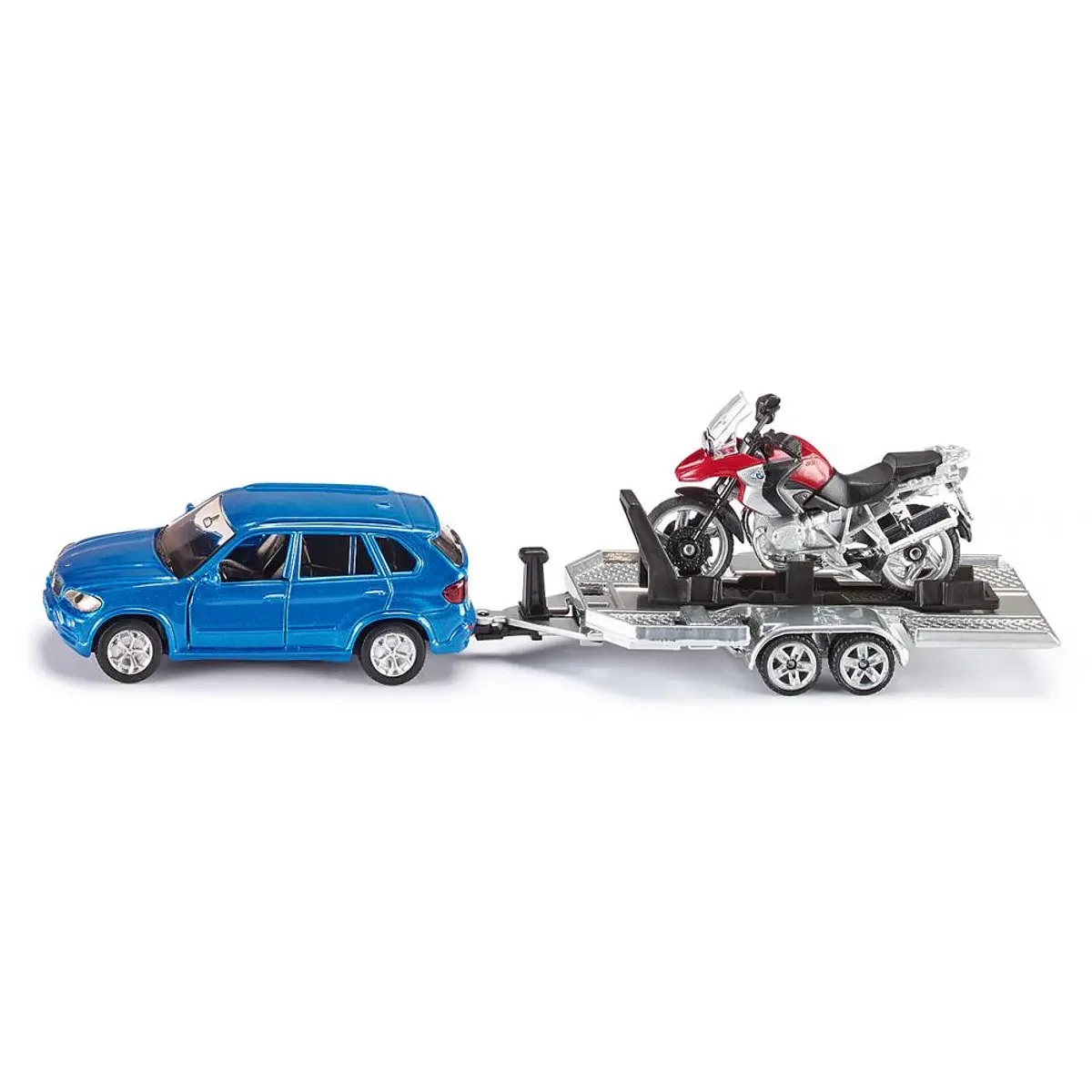 Siku - Carro com Reboque e Mota
