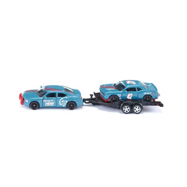 Siku Dodge Charger com Dodge Challenger Srt Racing