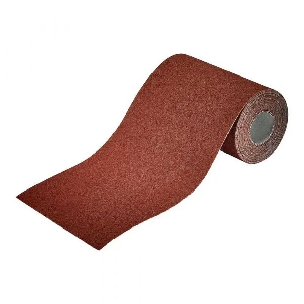 Wolfcraft Rolo de Papel Abrasivo E82791 para Madeira e Metal Grão 80 5m x 115mm