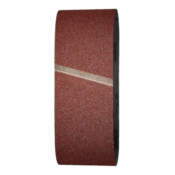 Wolfcraft Conjunto de Cintas Abrasivas 1890000 Óxido de Alumínio Grão 40 76x457mm