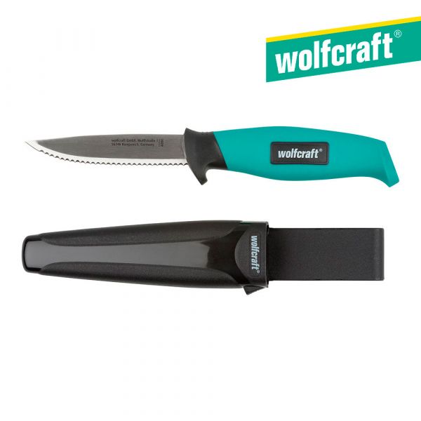 Wolfcraft Faca de Exterior com Estojo - 4086000