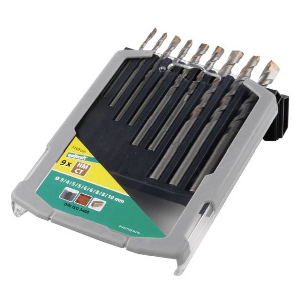 Wolfcraft Conjunto Brocas Betao 310Mm 9Un 310MM - 0149523