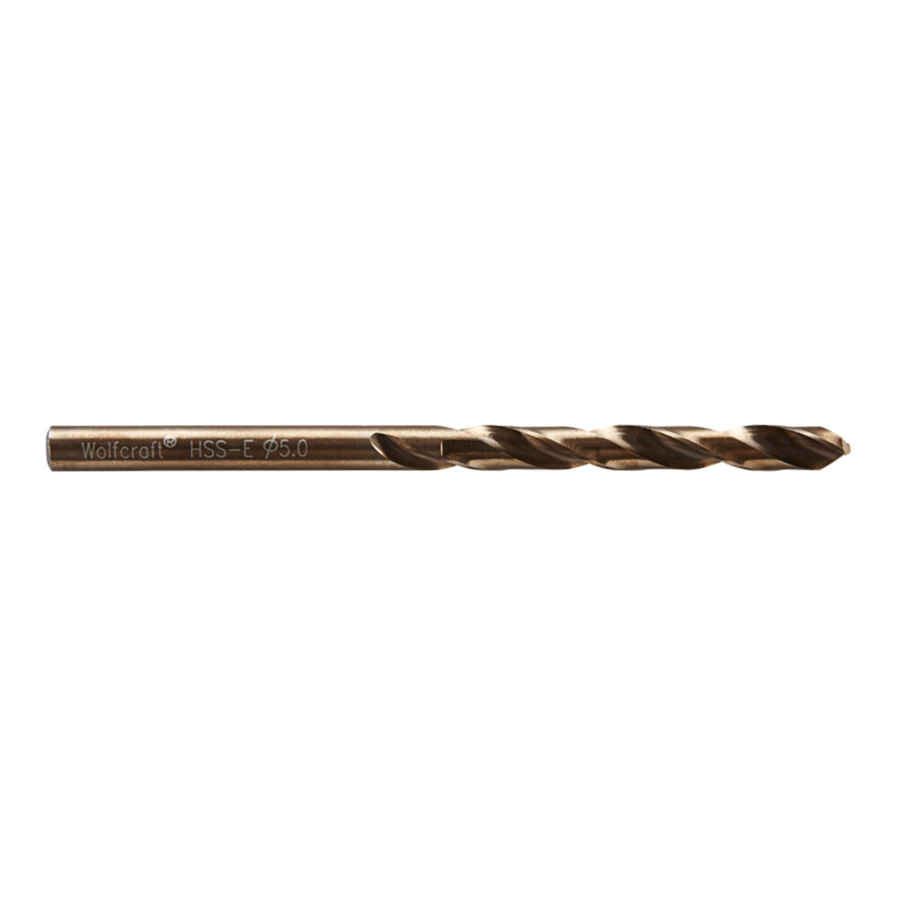 Broca de cobalto hss retificada, ø5 x 86 mm