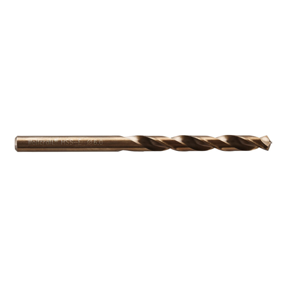 Broca de cobalto hss retificada, ø6 x 93 mm