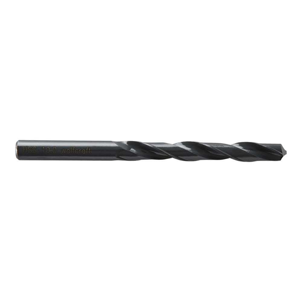 Broca de metal hss, forjagem de rolo, ø10 x 133 mm