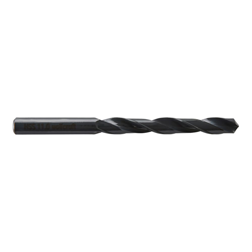 Broca de metal hss, forjagem de rolo, ø11 x 142 mm