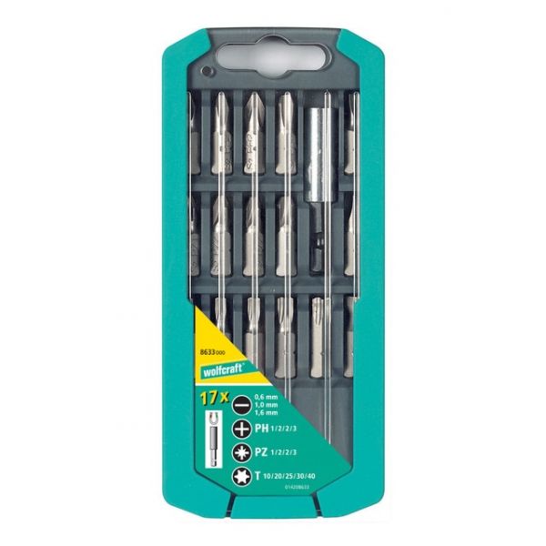 Wolfcraft Set 17 Pontas