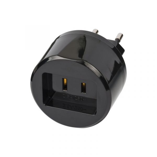 Brennenstuhl Adaptador de Viagem Dos Eua para a Europa com Fus. - BN-1508500010