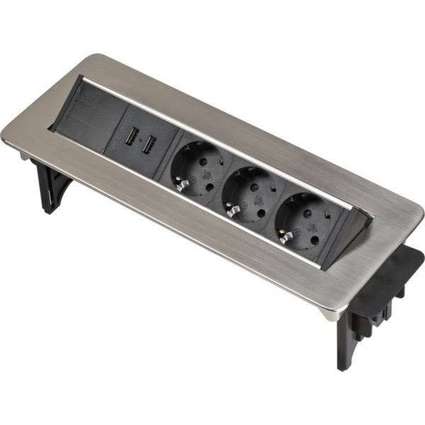 Brennenstuhl Brennenstuhl-regleta de Mesa Integrable Indesk Power com Cargador usb - A1945551951396200113