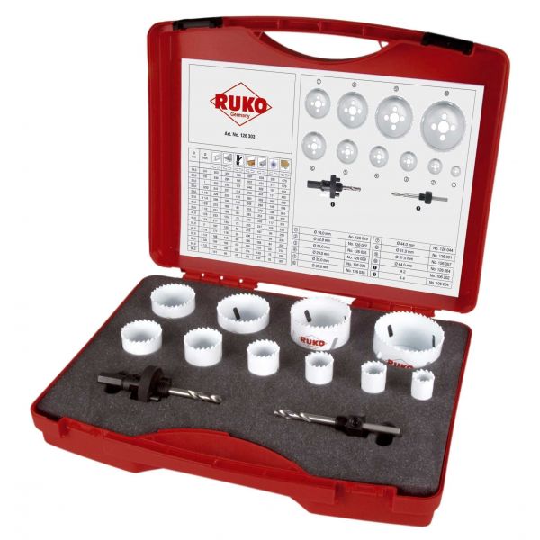 Ruko Jogo Coronas Perforadoras Hss-co 8 para Mantenimiento - A1162081010R126303