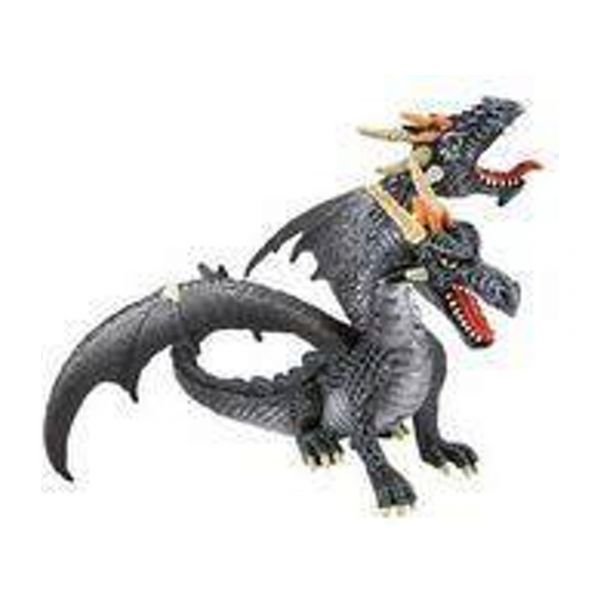 Bullyland Dragão de 2 Cabeças Cinzento - 75597