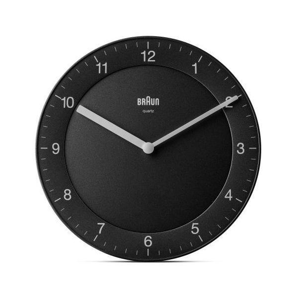 Braun BC 06 B Quartz Relógio Parede analog black - 67076