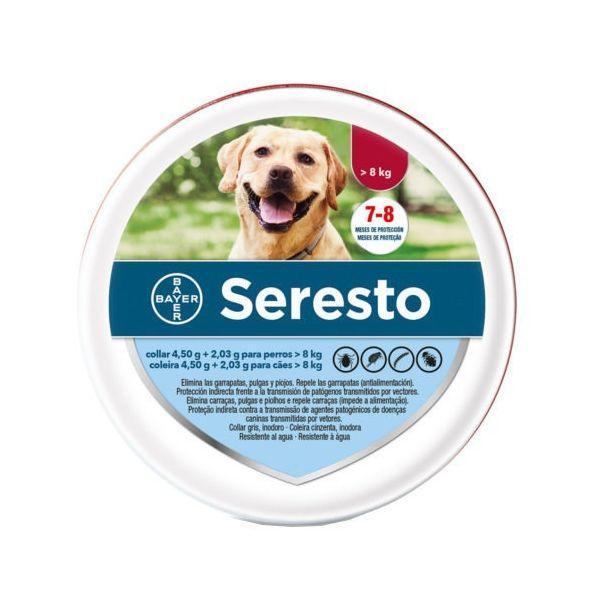 Seresto Coleira Antiparasitária para Cão