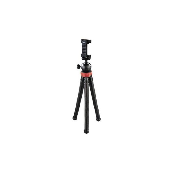 Hama Tripé 4608 Mini Flexpro Preto/Vermelho
