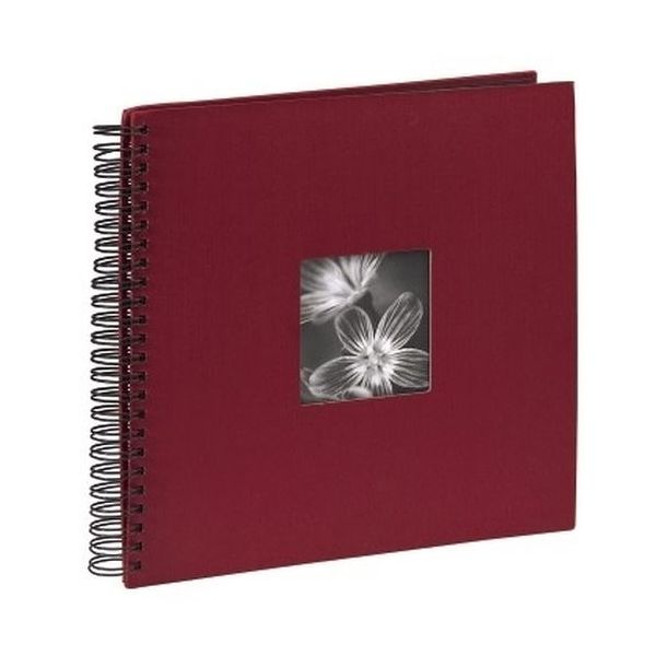 Hama Fine Art Wire-o Bordeaux 36x32 50 Black Pages 090144 - 90144