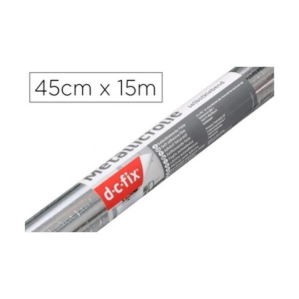 D-c-fix Rolo Adesivo Dc-fix 45 cm x 15 Mts Prata Brilho 201-4527