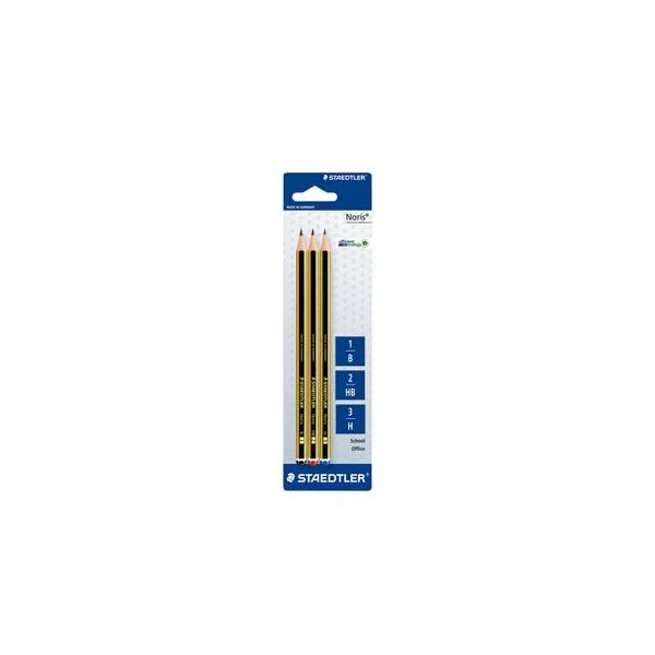 Staedtler 3 un. Lápis Noris 120 B/H/HB - 120-S BK3D