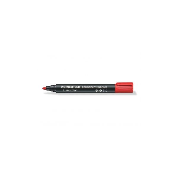 Staedtler 10 un. Marcadores Permanentes Pta Redonda 2mm Vermelho (352-2)