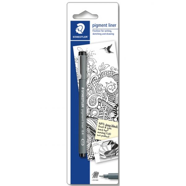 Staedtler Blister c/ Marcador Calibrado Staedtler 0,4 mm. Preto - A15278252