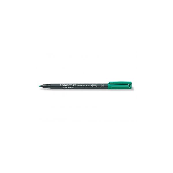 Staedtler Marcador Permanente Lumocolor 317-5 Médio 1mm Verde