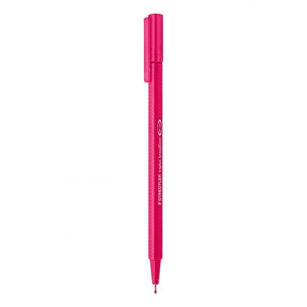 Staedtler Marcador Triplus Broadliner Vermelho Bordô