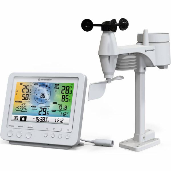 Bresser Estação Meteorológica 5-in-1 Wi-fi With Colour Display, White