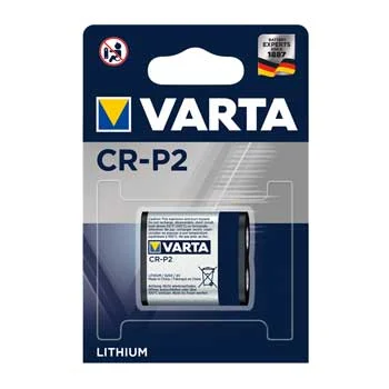 Pilhas CR-P2 Lithium 6V 1600mAh Varta