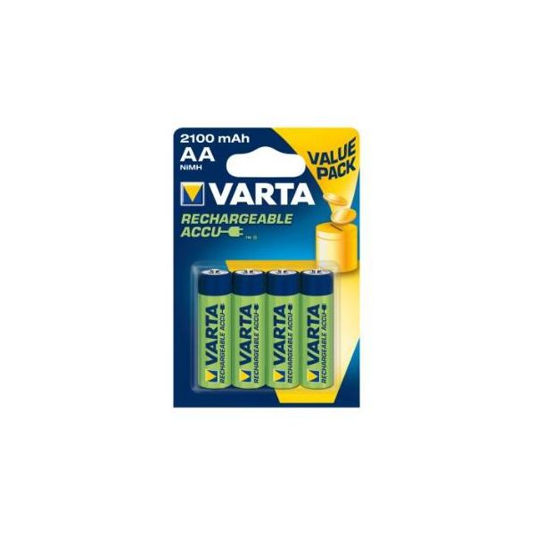 Varta Pilhas Recarregáveis AA HR6 Blister 4 Un.