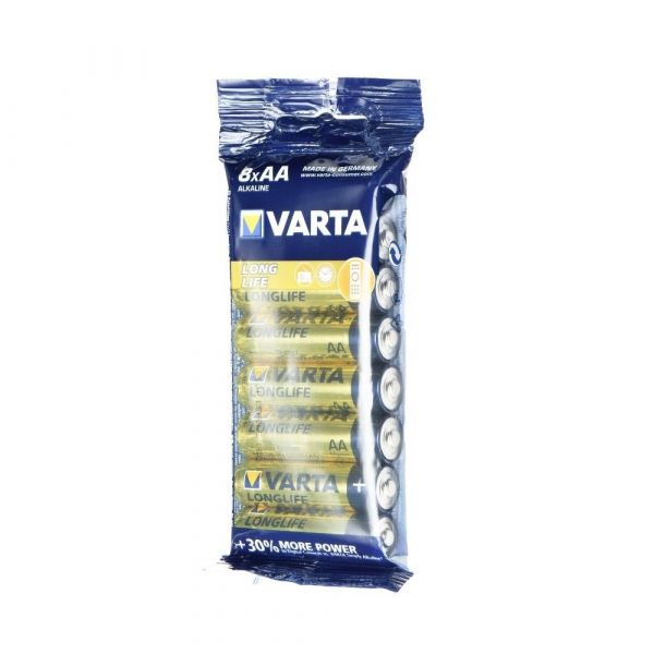 Varta Alkaline Battery R6 (aa) 8 Pcs. Longlife