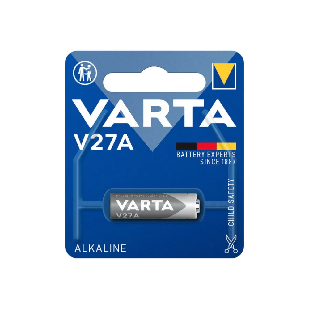 Pilhas V27A / LR27 Alcalinas 12V 20 mAh Varta