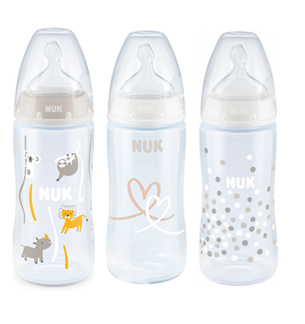 Nuk Biberão 0-6 meses Silicone Com Indicação de Temperatura 150 mL