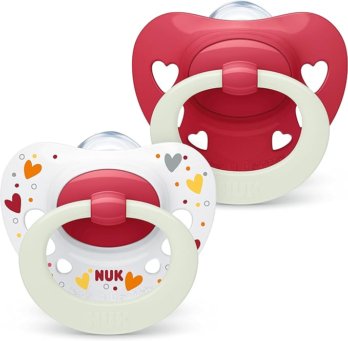 Nuk Classic Signature Night Chupetas Silicone 6-18m