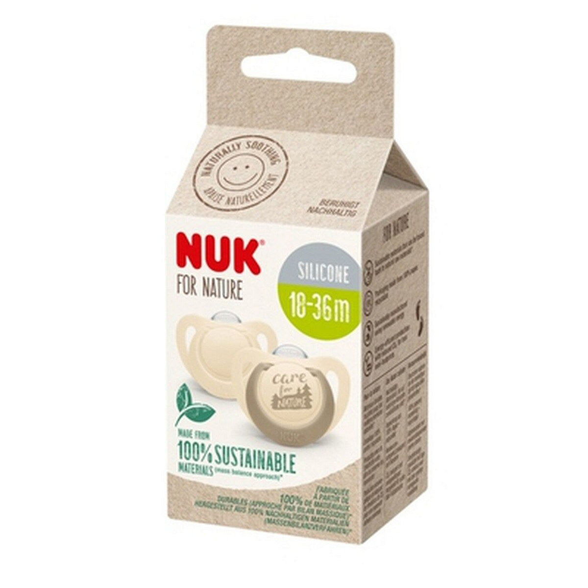 NUK for Nature Chupetas Silicone 18-36m