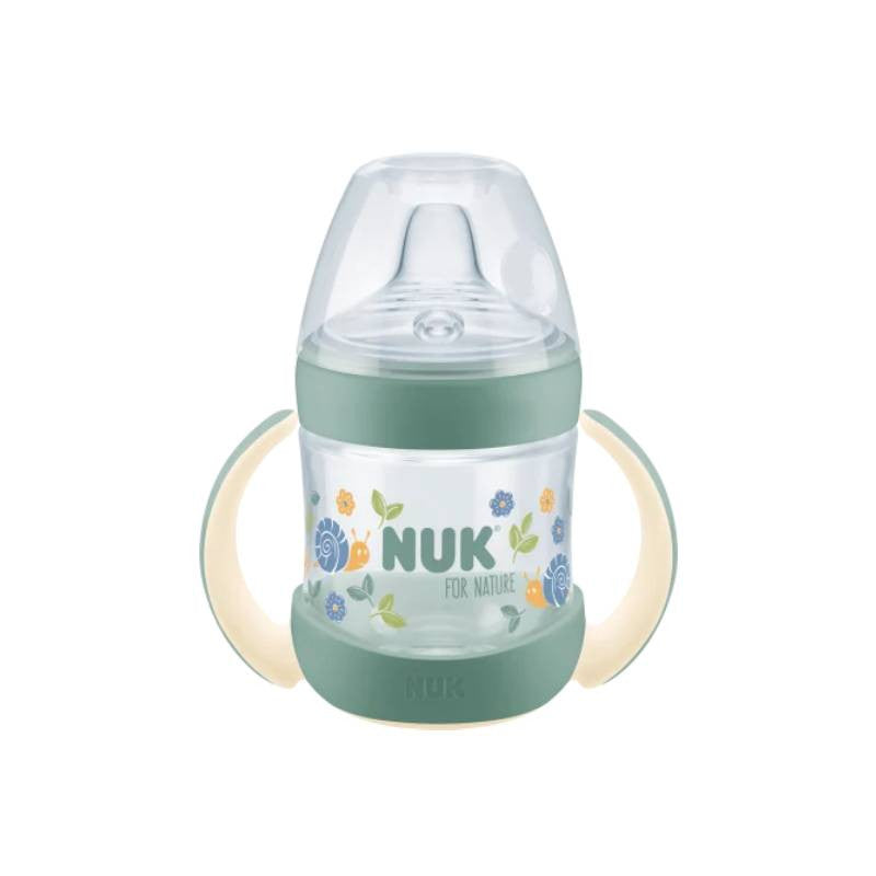 Nuk Biberão de Aprendizagem Nature +6 meses 150 mL Verde