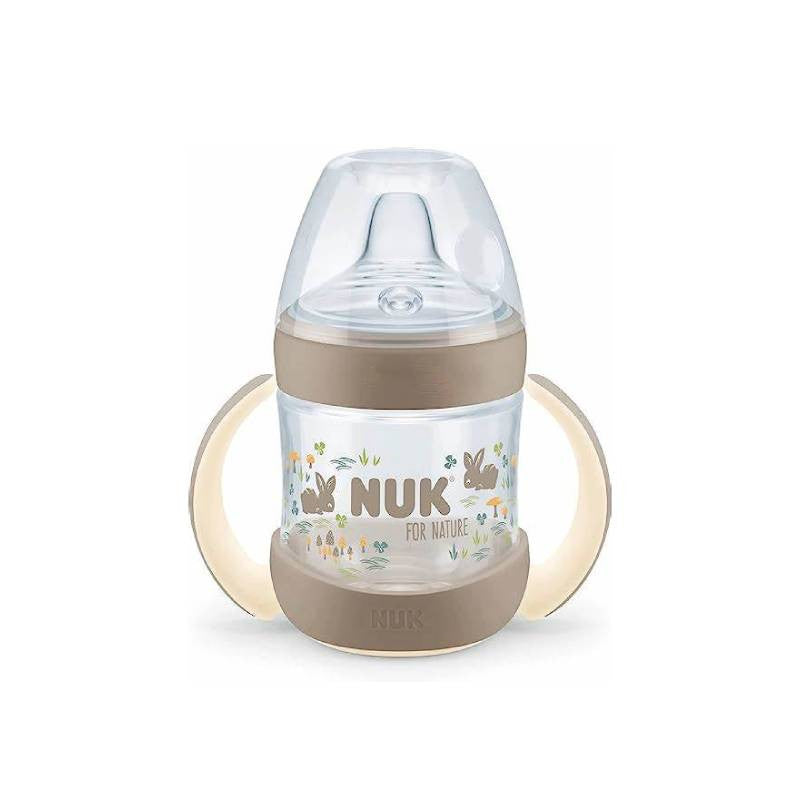 Nuk Biberão de Aprendizagem Nature +6 meses 150 mL Bege