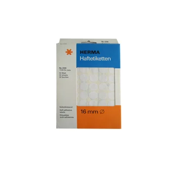 Etiquetas Redondas 16mm Herma2240 – 1728un Branco