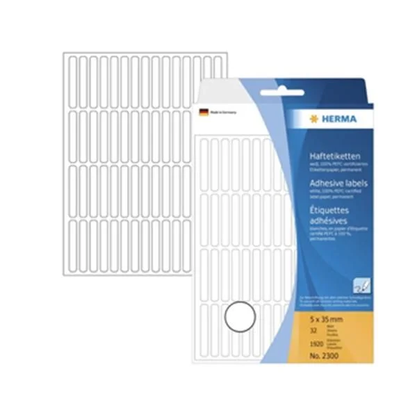 Herma Etiquetas 2300 05x35mm 1920 uds.