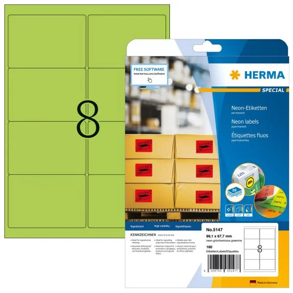 Herma 5147 A4 80g 160 Un.