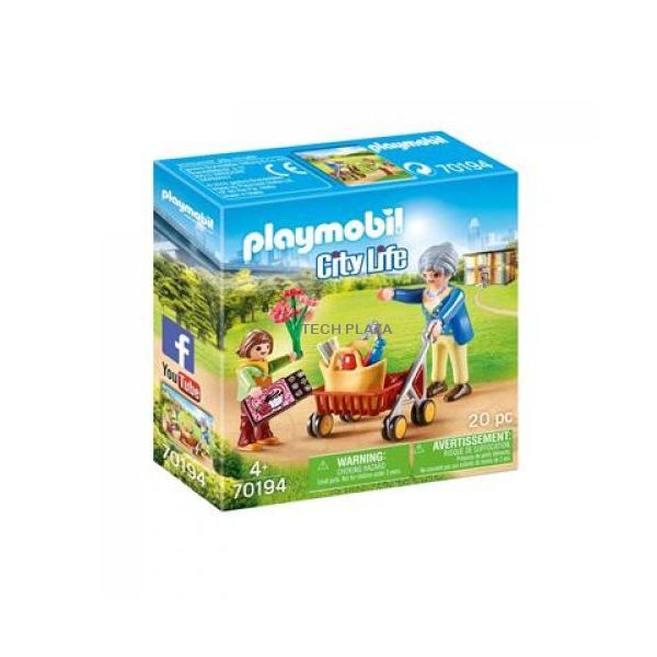 Playmobil City Life - Grandma with walker - 70194