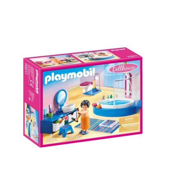 Playmobil Dollhouse - Casa Banho - 70211