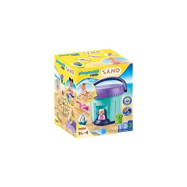 Playmobil 1.2.3 - Pastelaria de Balde de Areia - 70339