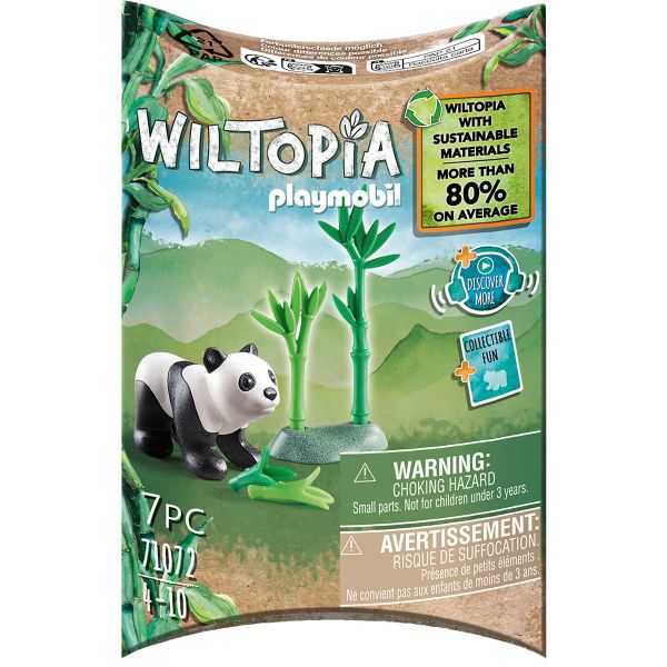Playmobil: Wiltopia - Panda Jovem 7 Peças - 71072