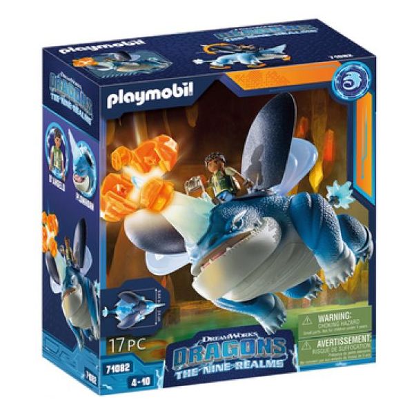 Playmobil Dragones Nine Realms: Plowhorn - 71082