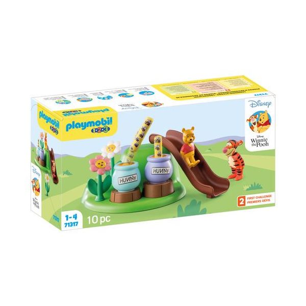 Playmobil 1.2.3. & Disney Winnie The Pooh & Tigger no Jardim das Abelhas - 71317