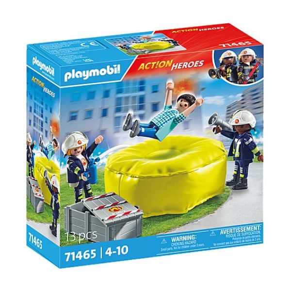 Playmobil City Action Bombeiros com Colchão - 71465